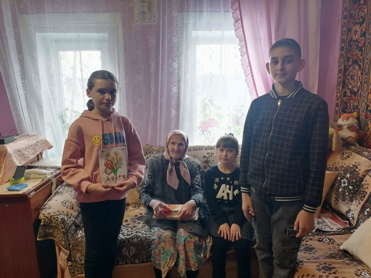 06.03.2023г. Поздравление тружениц тыла с 8 Марта..
